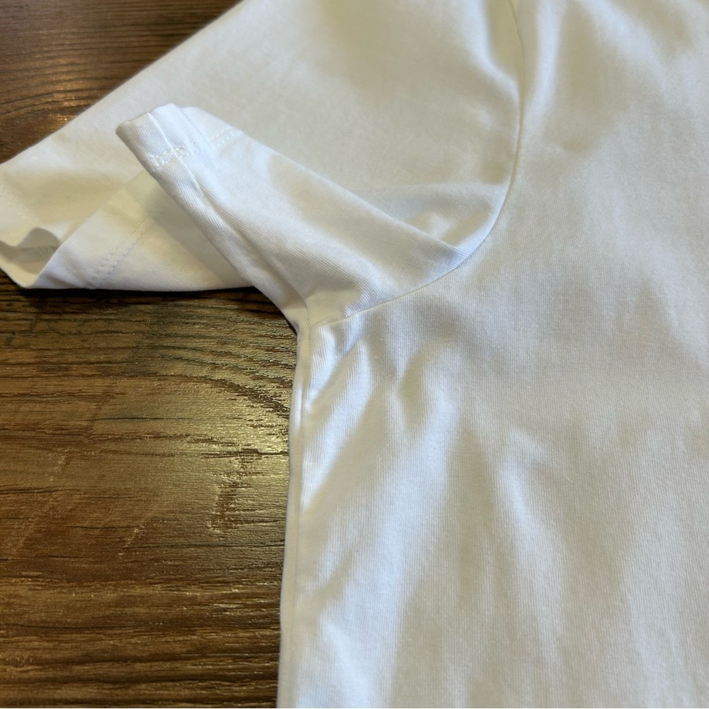 Tommy Hilfiger V-Neck T-Shirt White XL - Picture 7 of 9